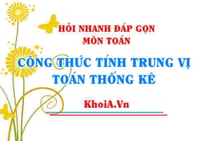 Trung vị là gì? Công thức tính trung vị của mẫu số liệu ghép nhóm và ví dụ Toán thống kê